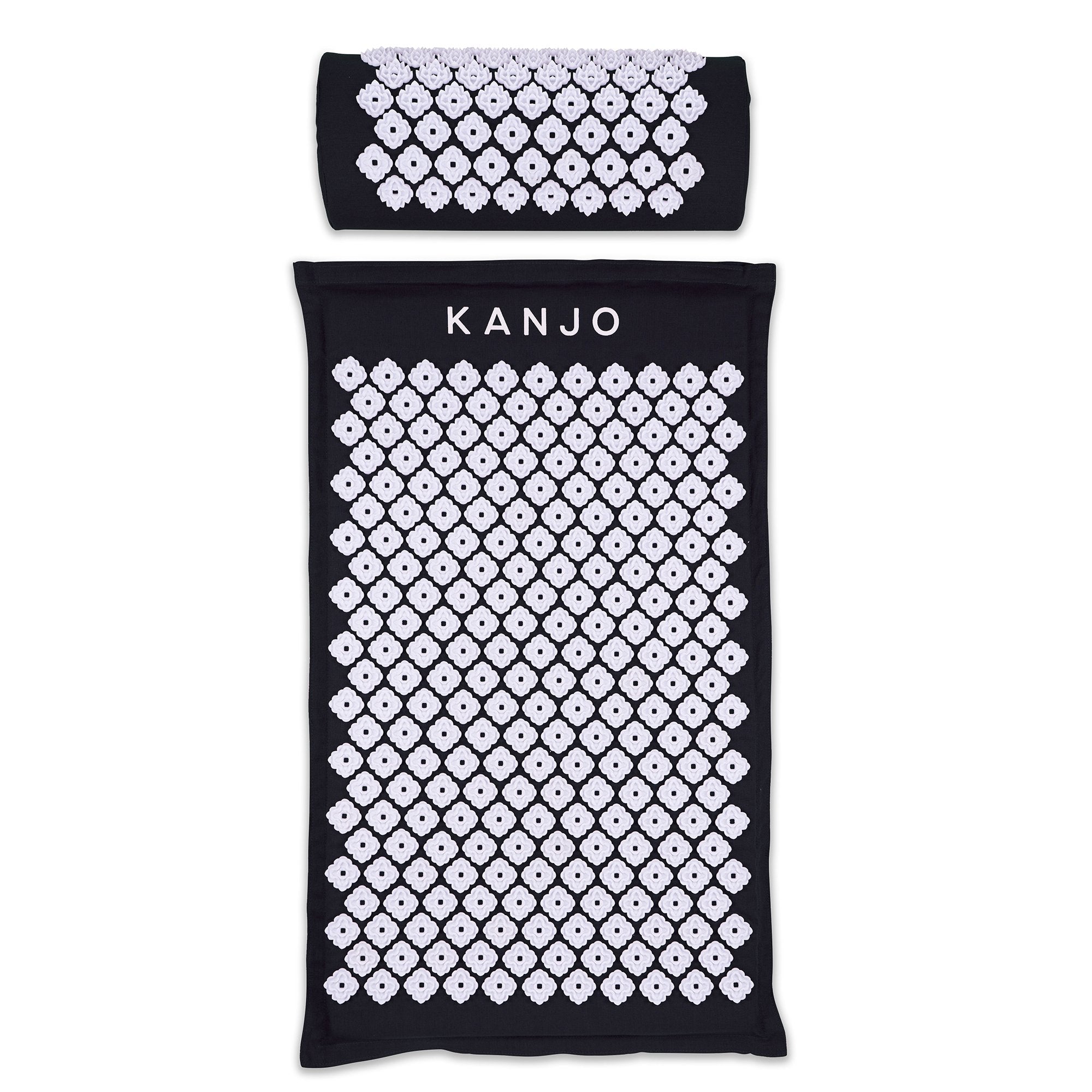 Kanjo Memory Foam Acupressure Mat Set, Black