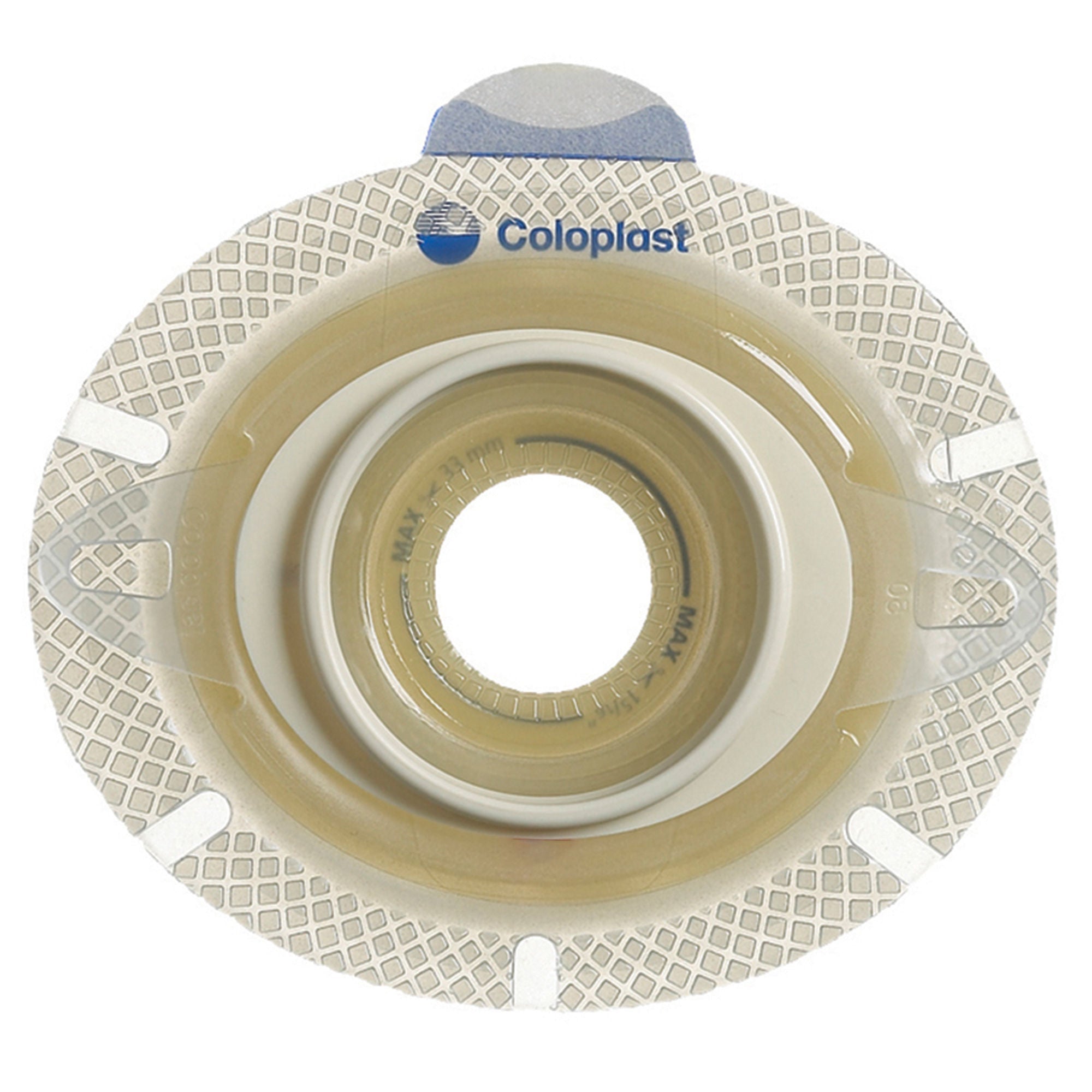 SenSura Click Xpro Flat Barrier, 25 – 35 mm Stoma Opening, Green Color Match