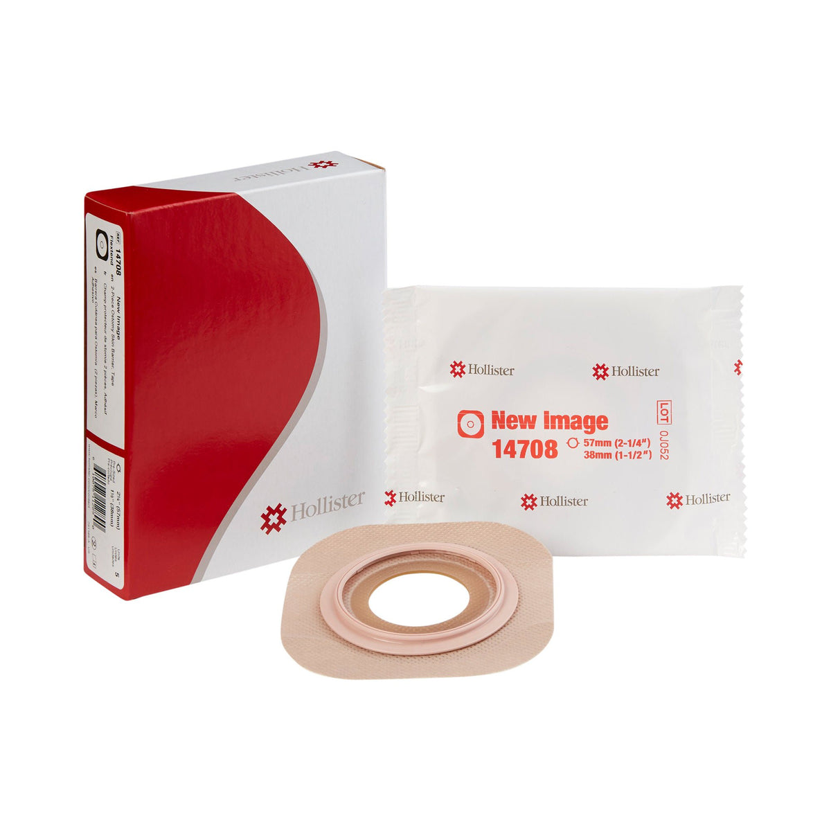 New Image™ Flextend™ Colostomy Barrier, Pre-cut to fit 38mm Stomas — Box of 5