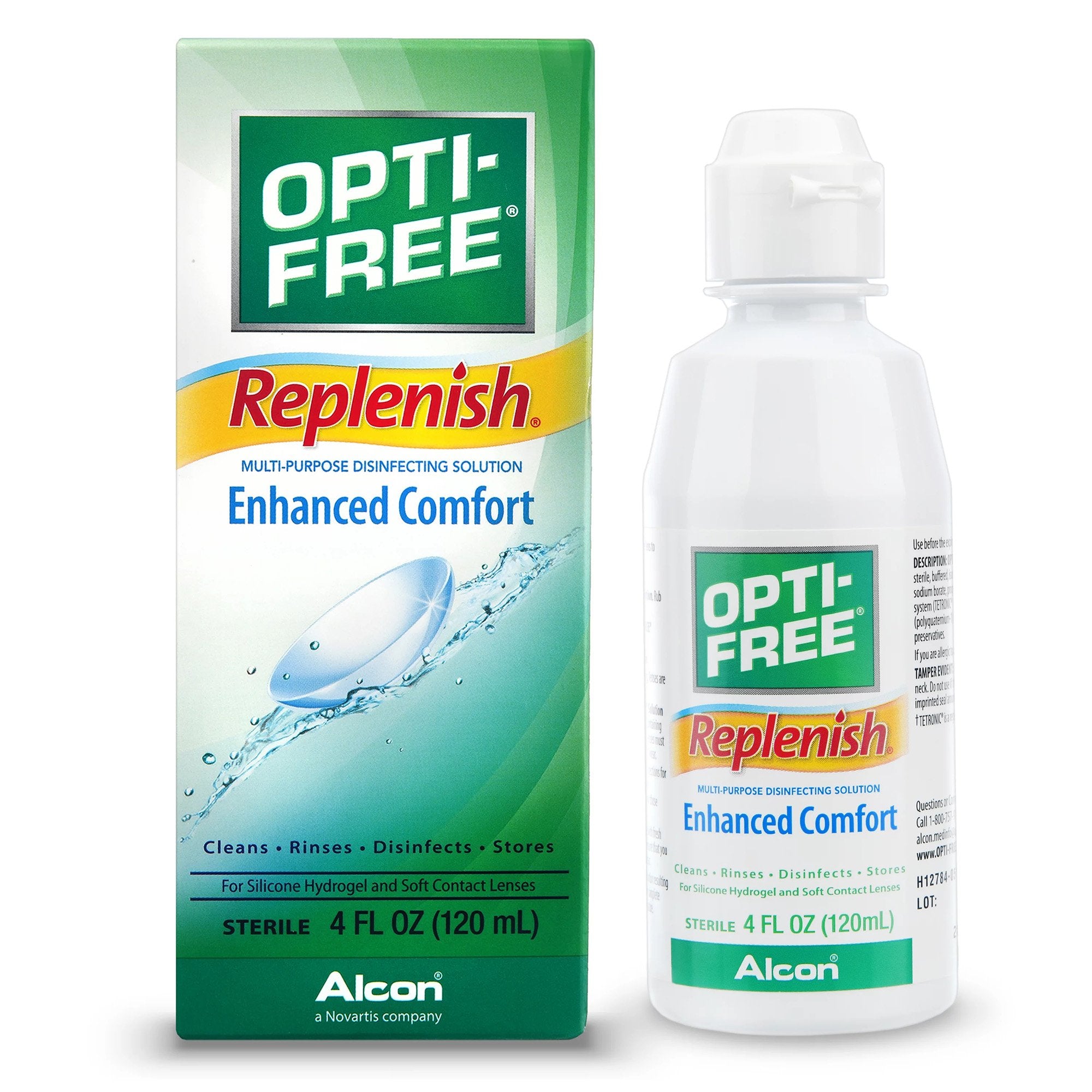 Opti Free Replenish Enhanced Comfort Contact Lens Solution