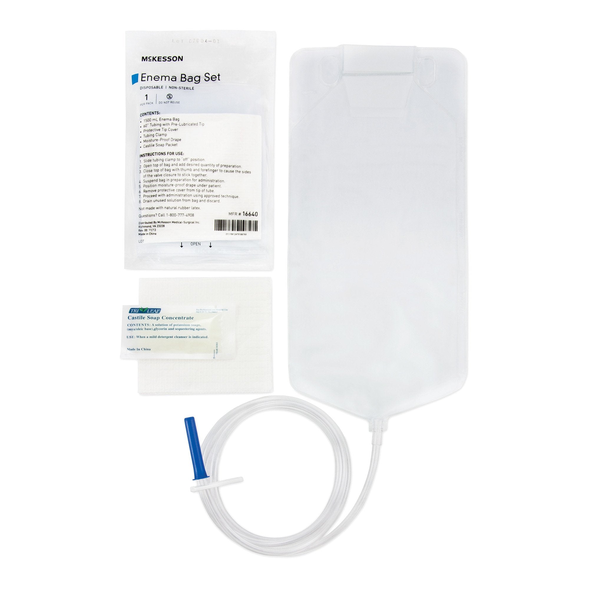 McKesson Enema Bag Set