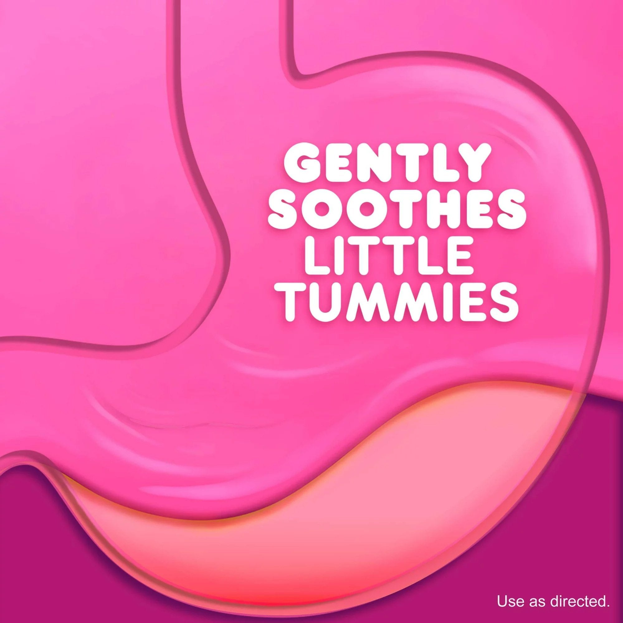 Pepto Kids Chewable Tablets Bubble Gum Flavor