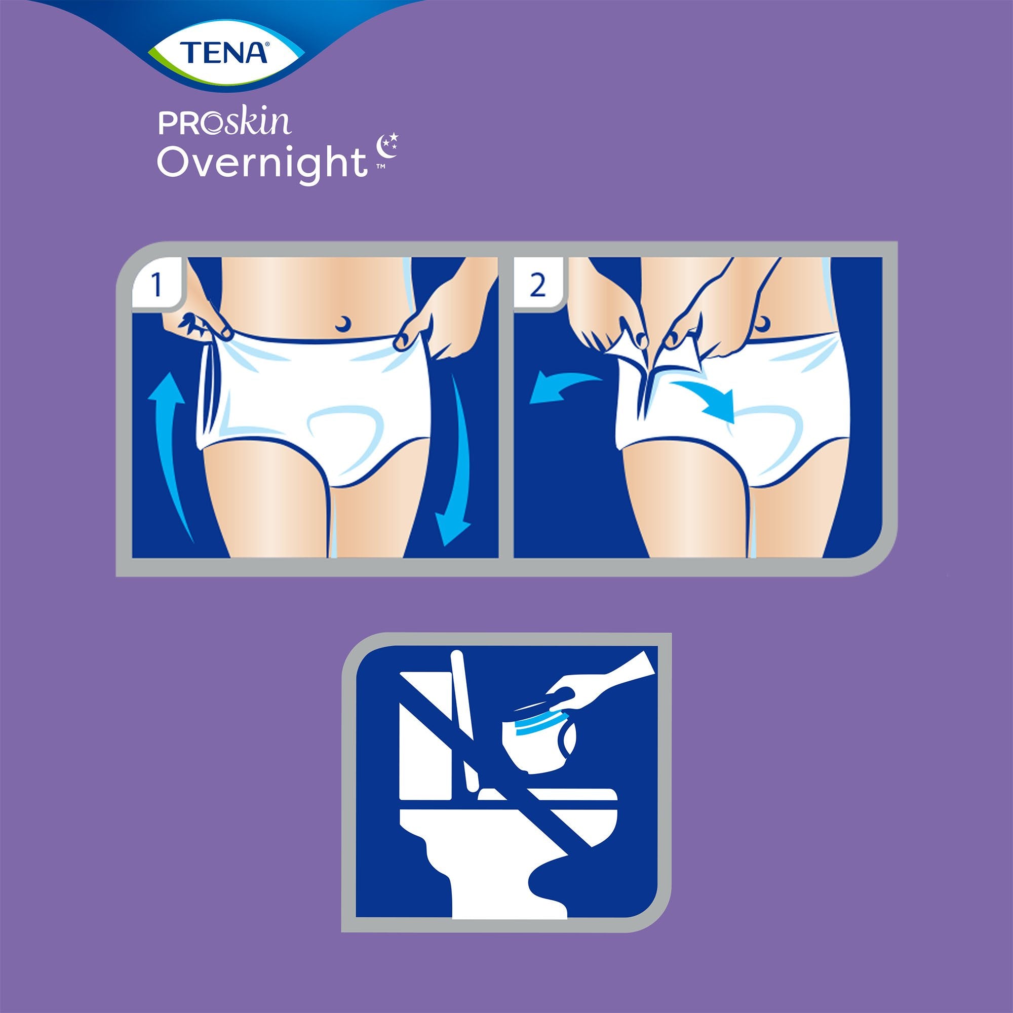 Tena ProSkin Overnight Super Fully Breathable Underwear