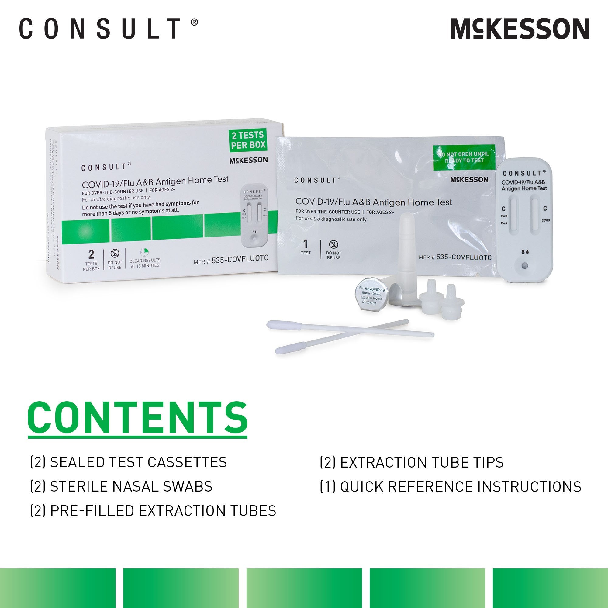 McKesson Consult COVID-19/Flu A & B Antigen Home Test