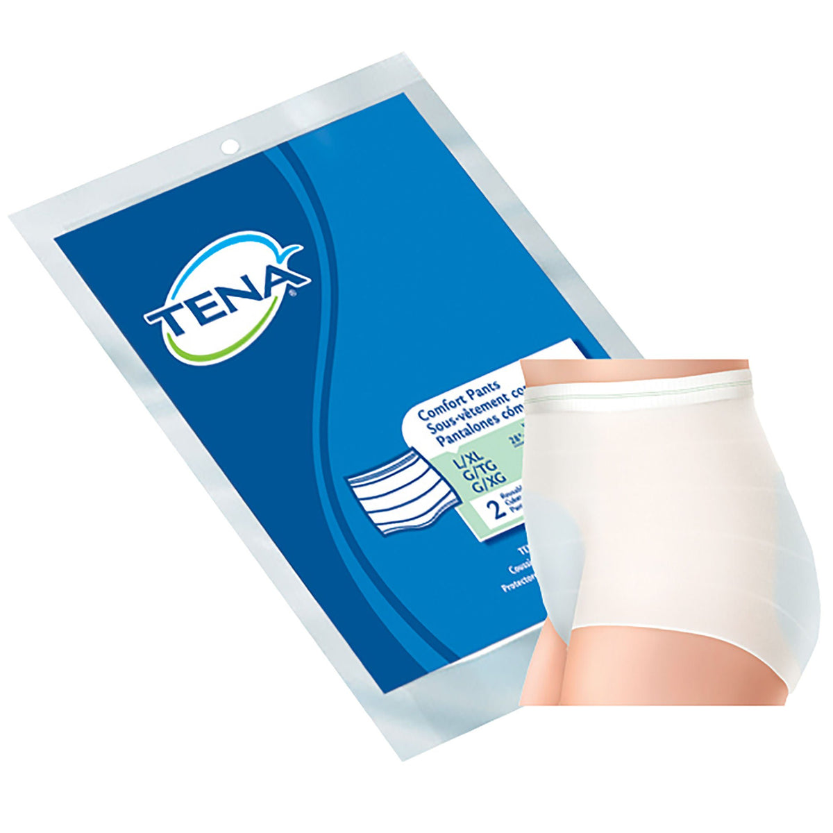 Tena ProSkin™ Comfort Pants, Large / Extra Large — Pack of 2