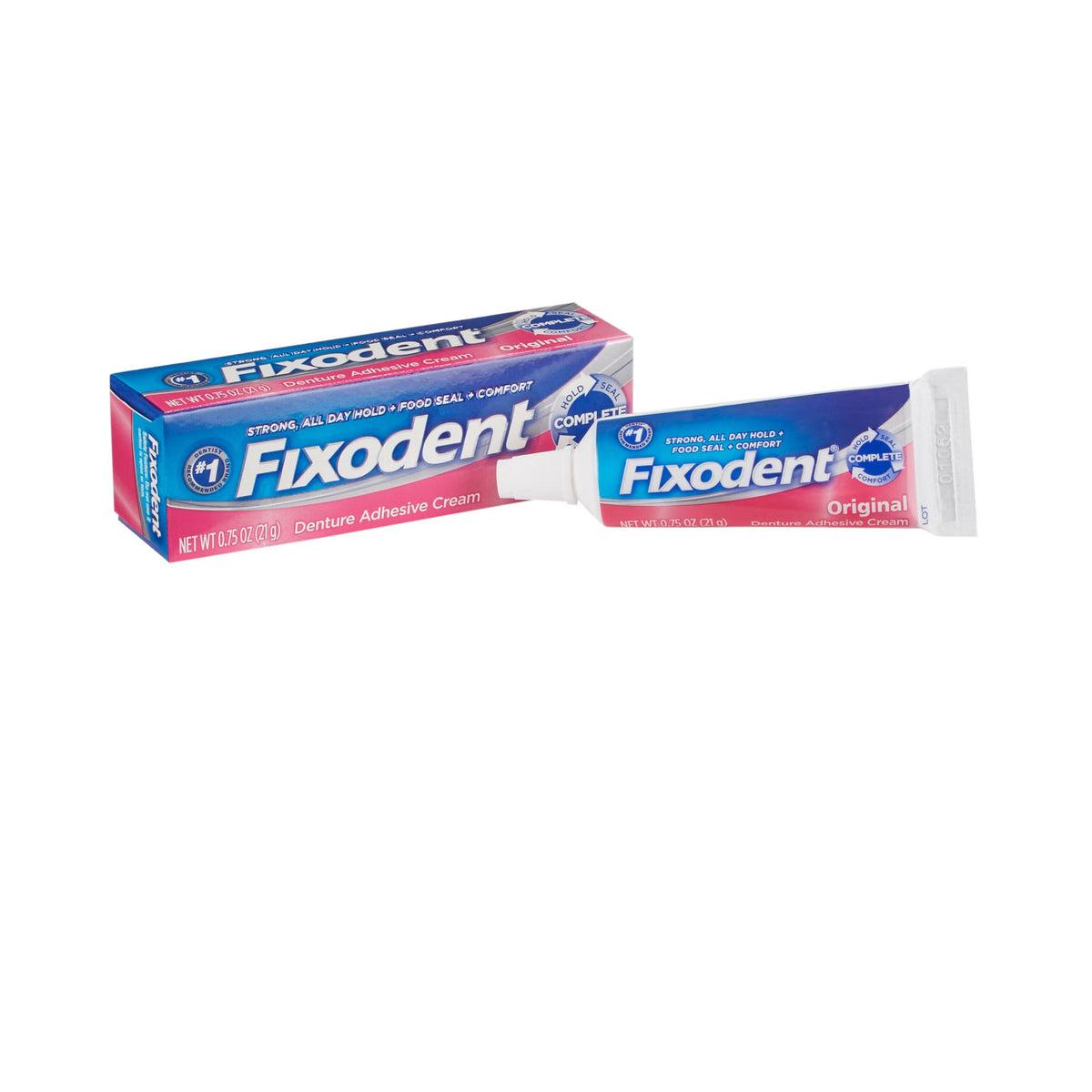 Fixodent Original Denture Adhesive Cream, 0.75 Oz