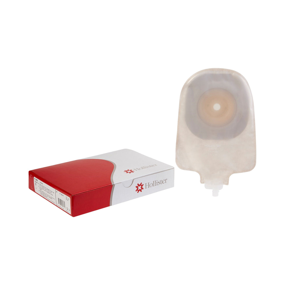 Premier™ One-Piece Transparent Urostomy Pouch, Cut to Fit Stomas up to 38 mm — Box of 5