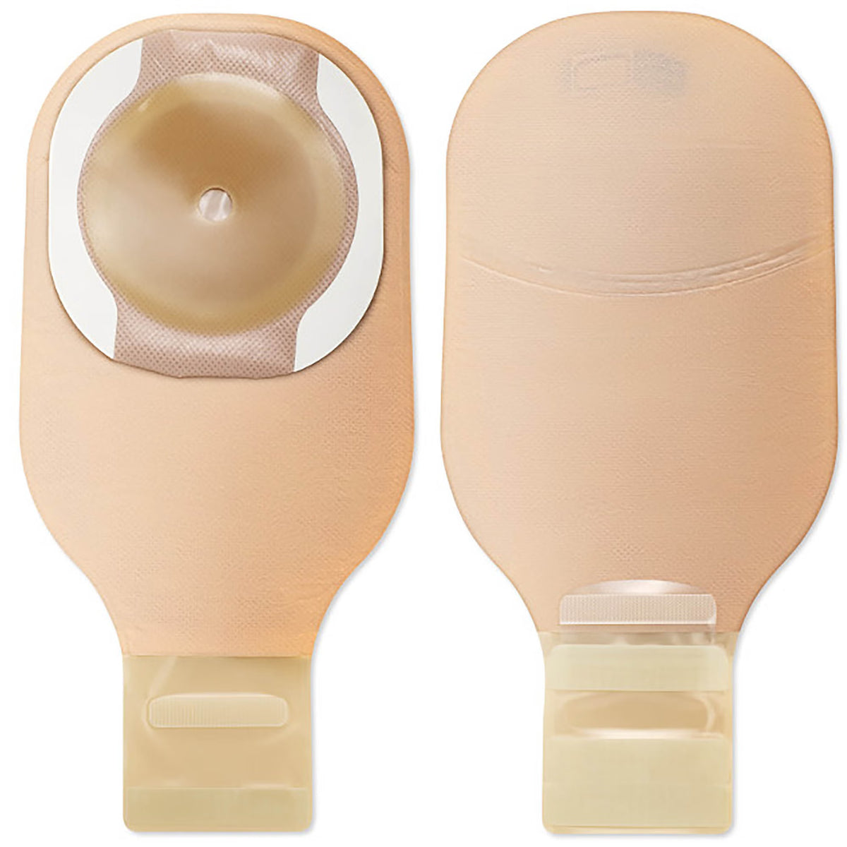 CeraPlus™ One-Piece Ultra-Clear Ostomy Pouch, Cut to Fit up to 64 mm Stomas — Box of 10