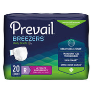 Prevail Breezers Ultimate Absorbency Incontinence Briefs, Regular