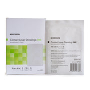 McKesson Silicone Wound Contact Layer Dressing, 3 x 4 Inch — Case of 40