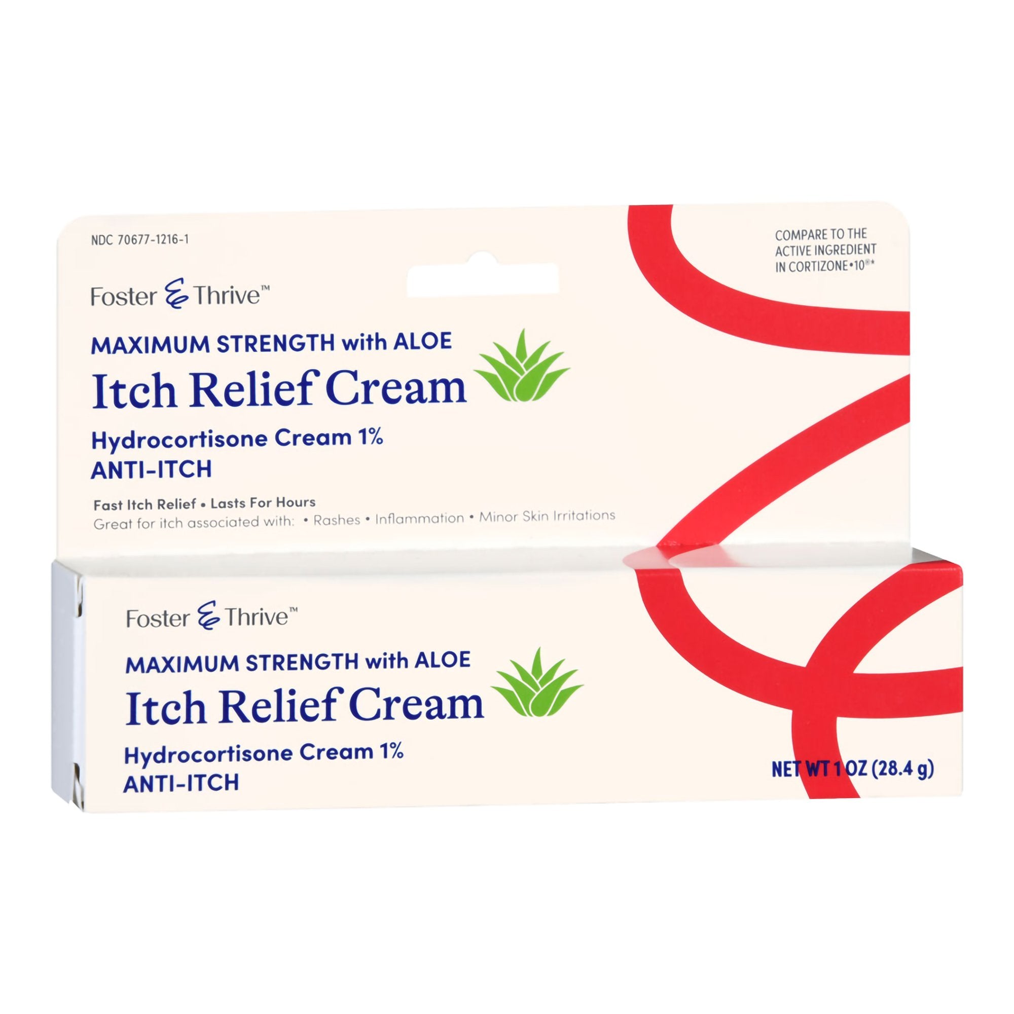 Foster & Thrive Hydrocortisone Cream with Aloe
