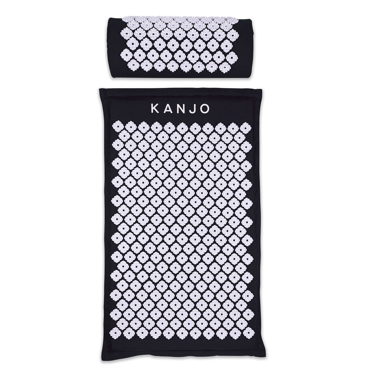 Kanjo Memory Foam Acupressure Mat Set, Black