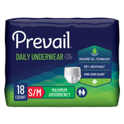 Prevail® Maximum Absorbent Underwear, Small / Medium