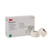 3M™ Micropore™ Paper Medical Tape, 1 Inch x 10 Yard, White — Case of 120