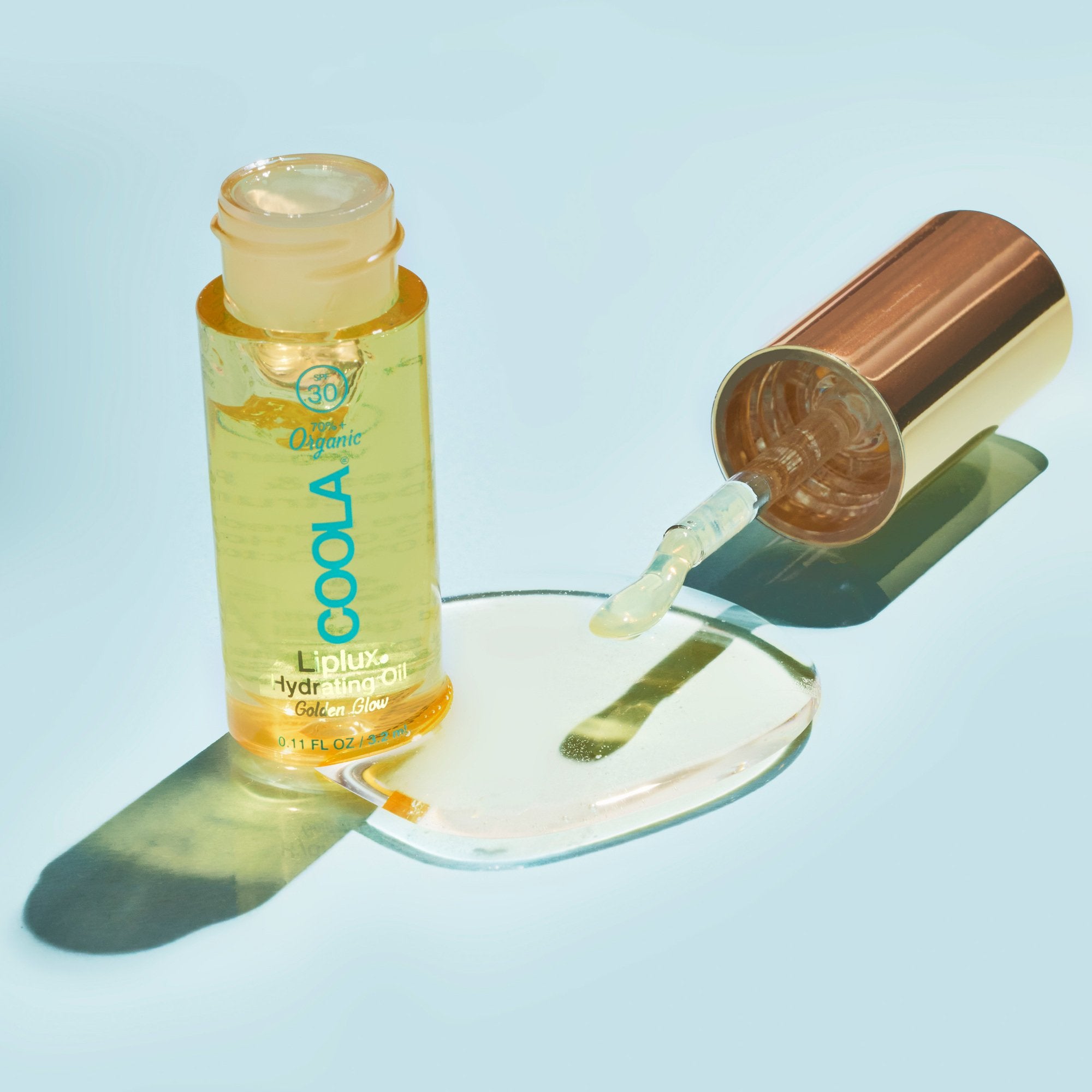 Classic Liplux SPF 30 Golden Glow Organic Hydrating Lip Oil Sunscreen