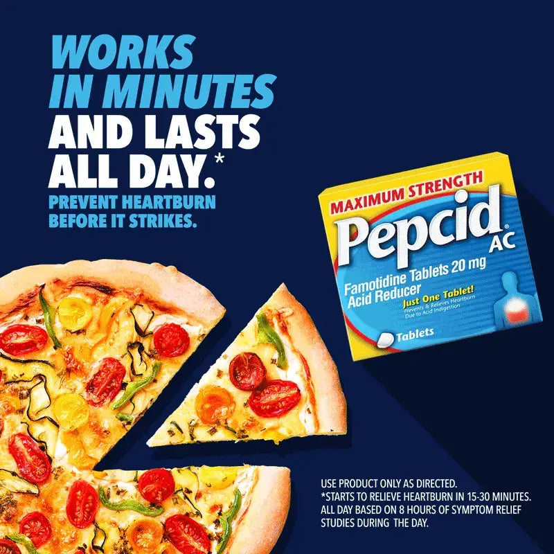 Pepcid AC Maximum Strength 20mg Acid Reducer Tablets